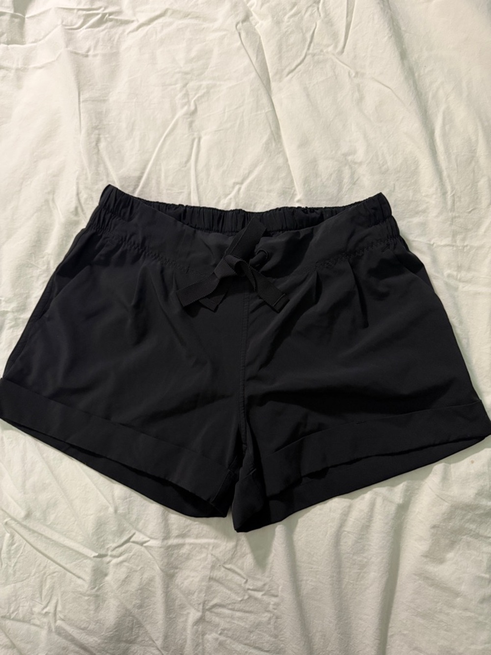 lululemon athletica Black Women's Athletic Drawstring Shorts
